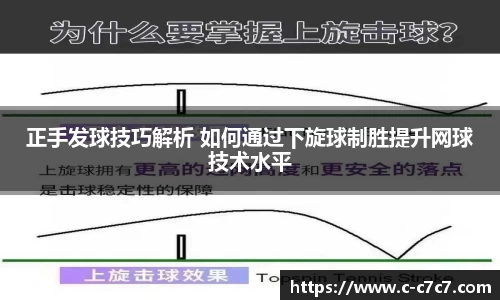 正手发球技巧解析 如何通过下旋球制胜提升网球技术水平